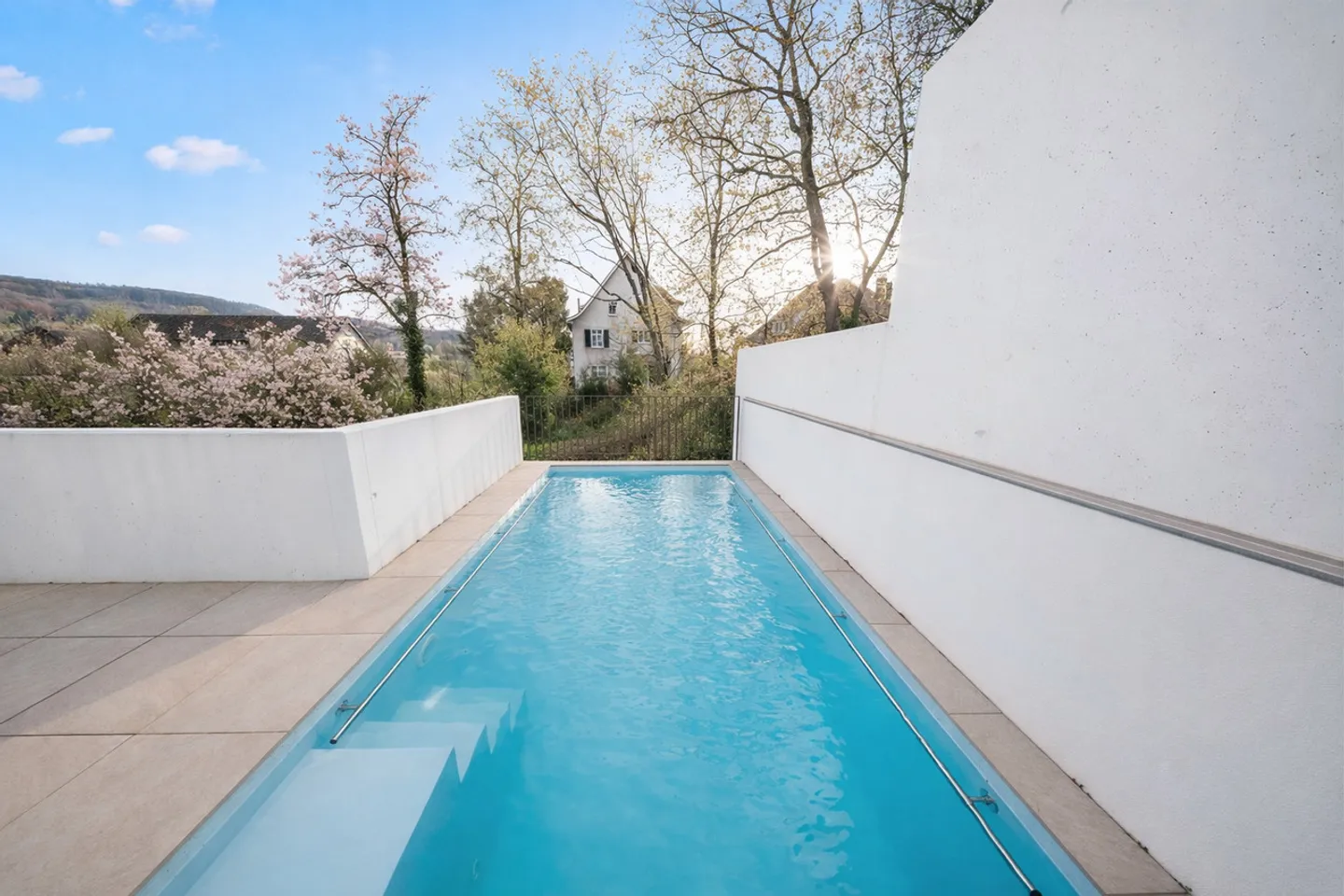 Exclusive terrace house with pool, lift & guest apartment in Riehen - Photo 9 of 11