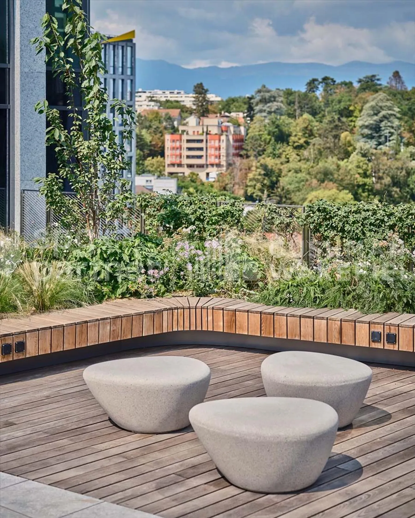 Uffici 270 m² al 7° piano con vista panoramica in Alto Pont-Rouge Ginevra in affitto - Foto 6 di 13