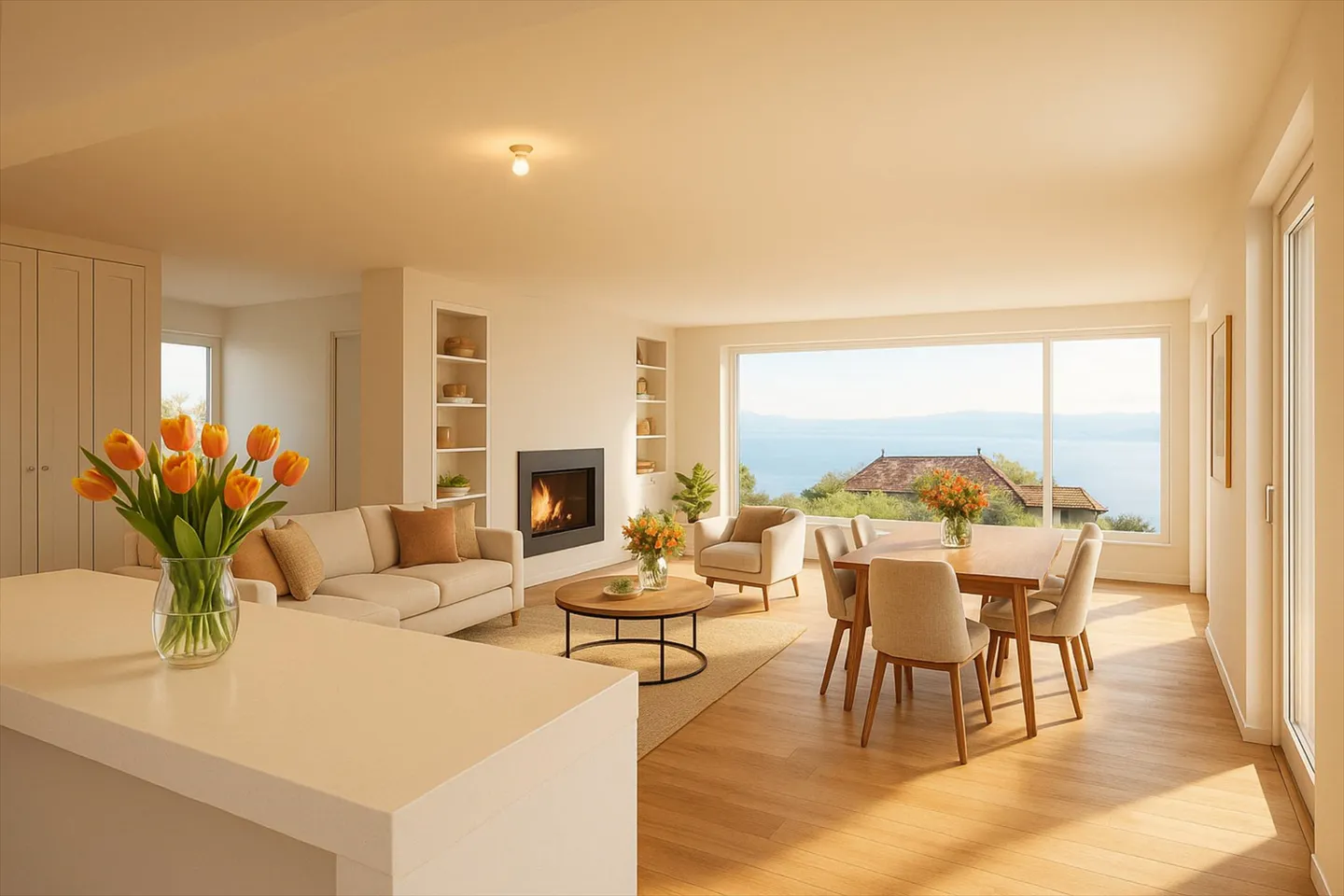 Villa contemporaine d'exception avec vue panoramique sur le lac Léman - Photo 2 sur 12