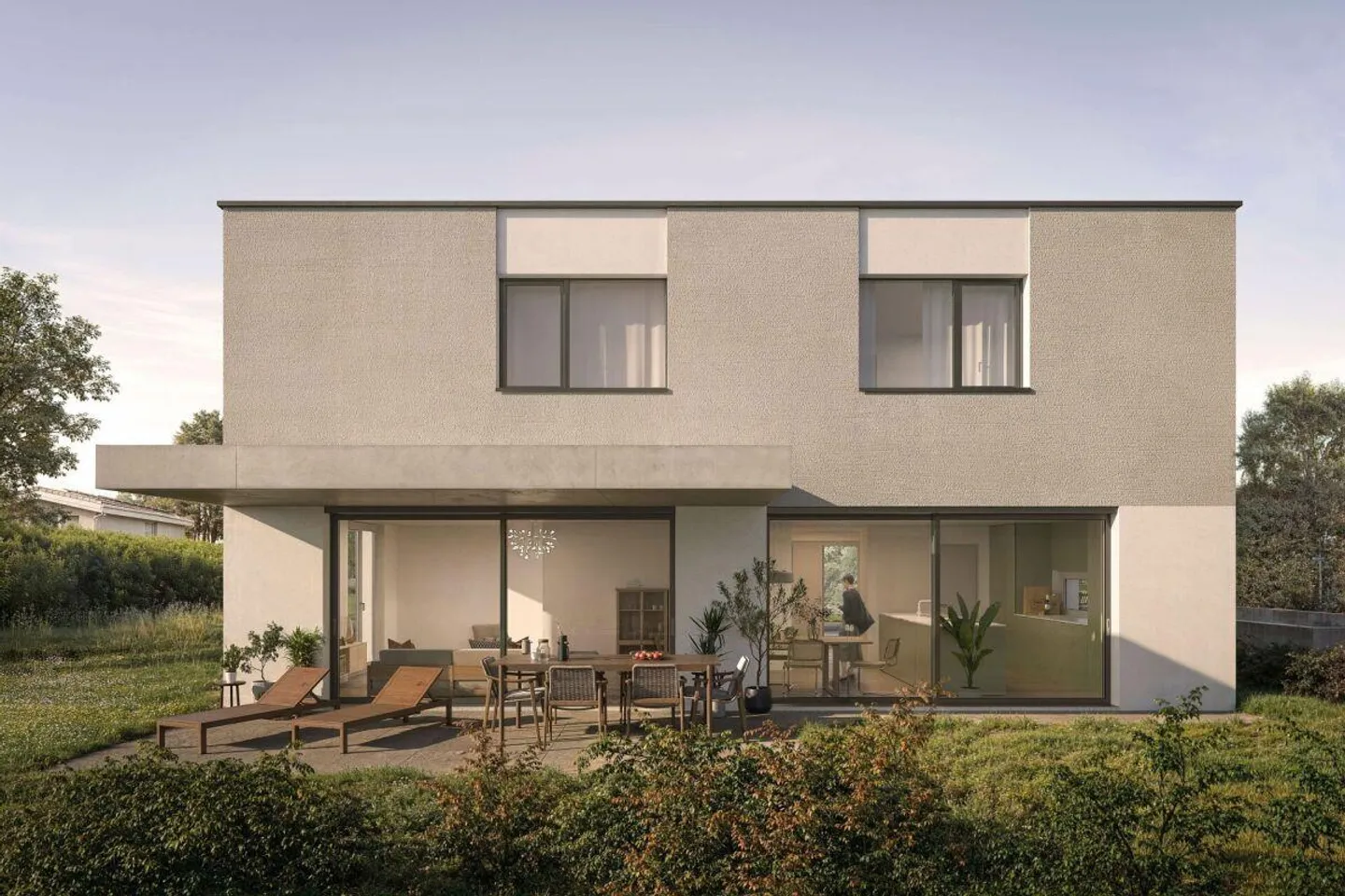 Casa bifamiliare di 5,5 stanze con giardino e impianto fotovoltaico - Inizio costruzione 2026 - Foto 3 di 4