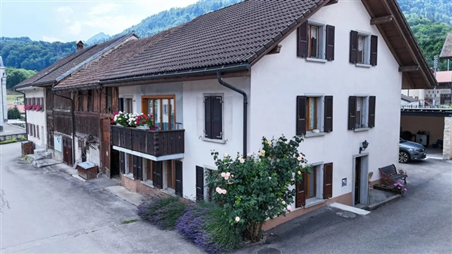 Maison de caractère avec deux appartements - Albeuve (Gruyère) - Photo 1 sur 20
