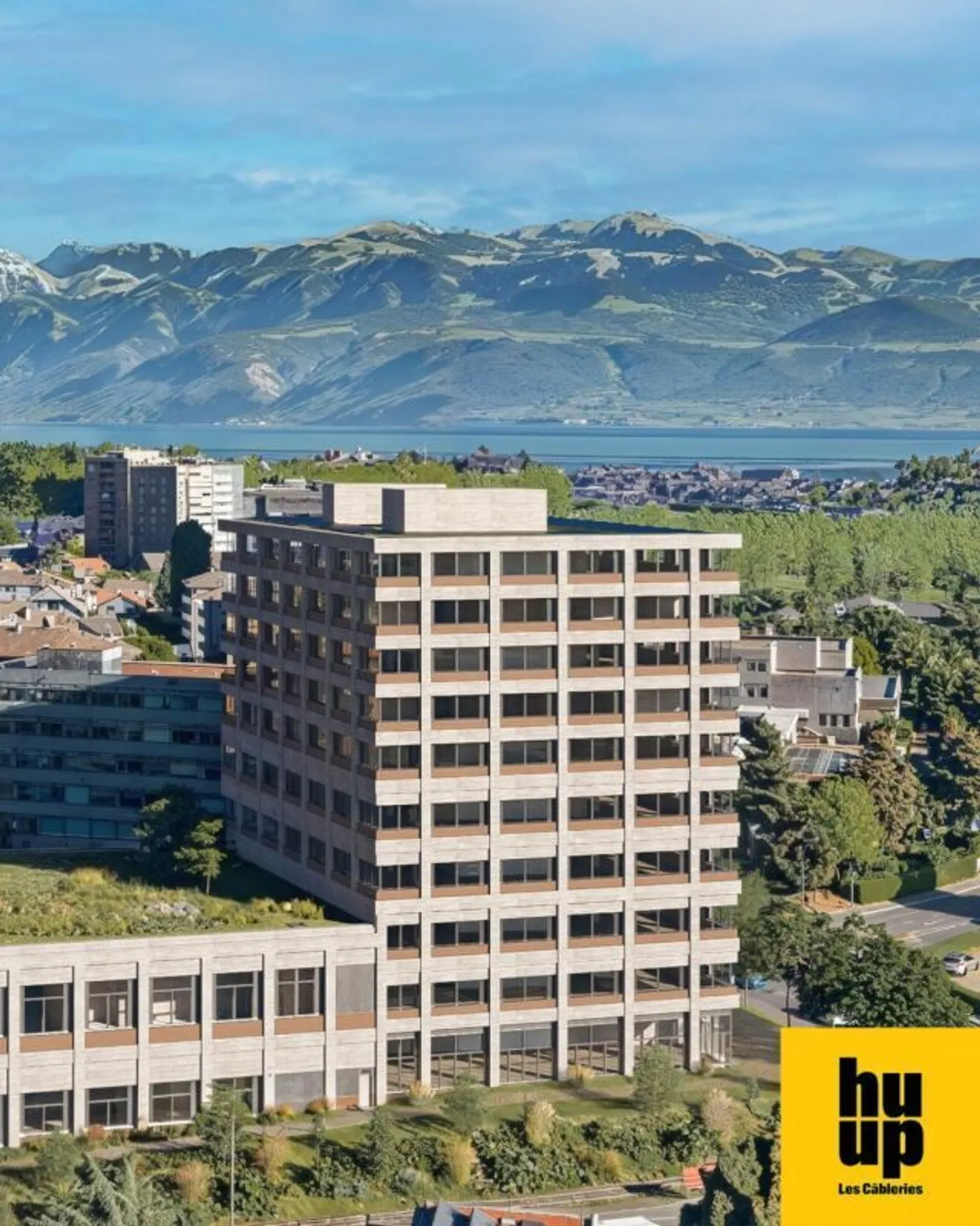 Vaudbureaux, 3,500 m2 remaining, Minergie, superb view, divisible, at the foot of metro M1 and CFF station - Photo 9 of 10