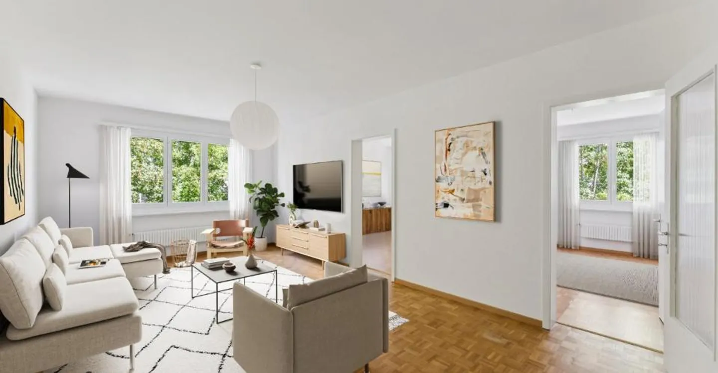 Geräumige 3,5-Zimmer-Wohnung! - KOSTENLOSE MIETKaution - Foto 1 von 7