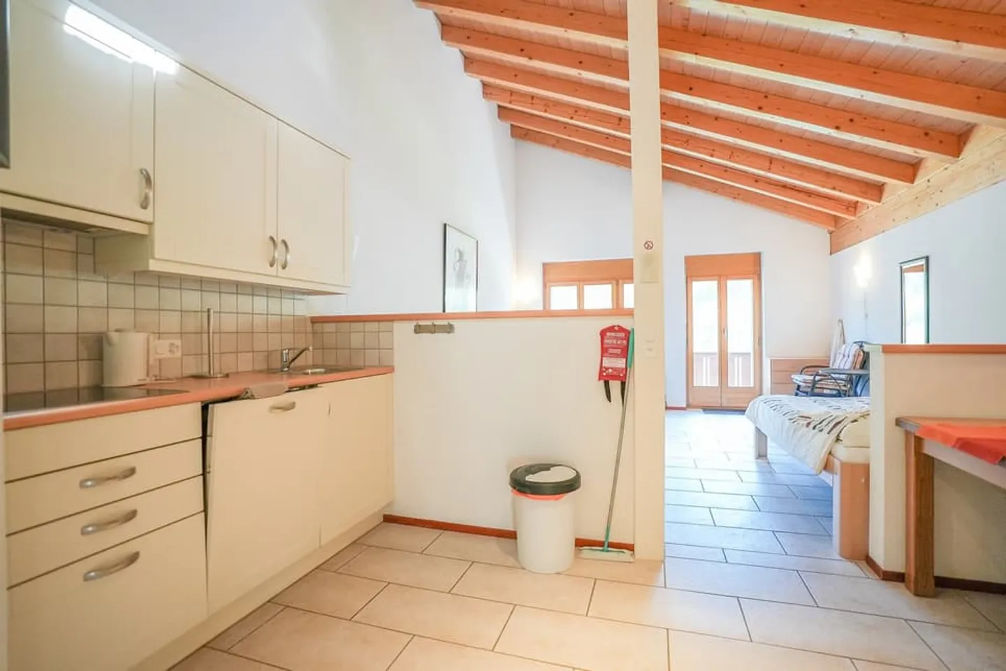 Gemütliches Studio-Apartment in Fiesch mit Bergblick - Foto 3 von 12