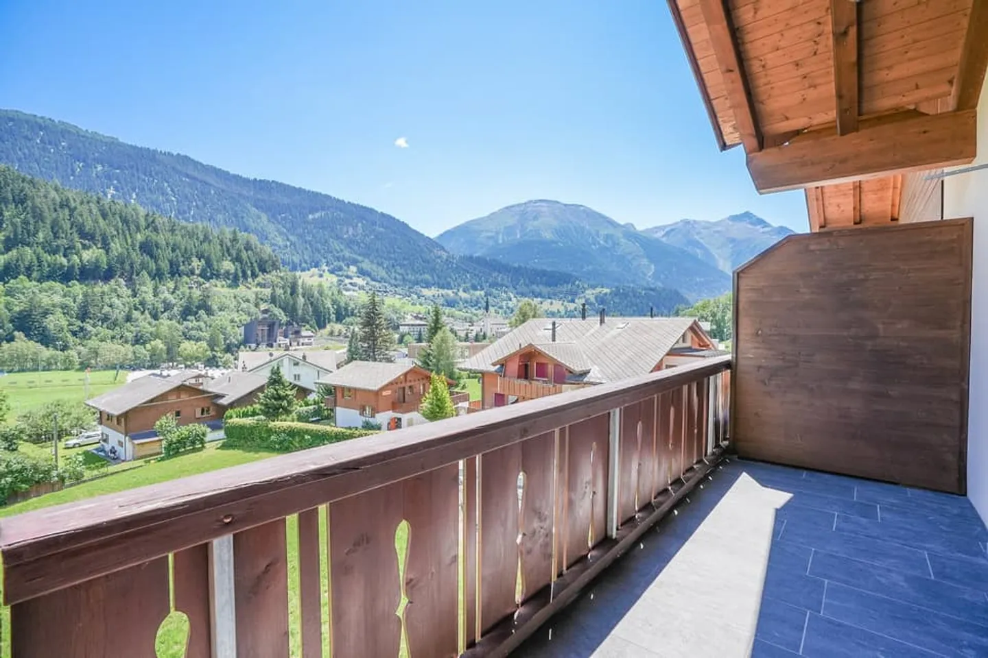 Gemütliches Studio-Apartment in Fiesch mit Bergblick - Foto 6 von 12