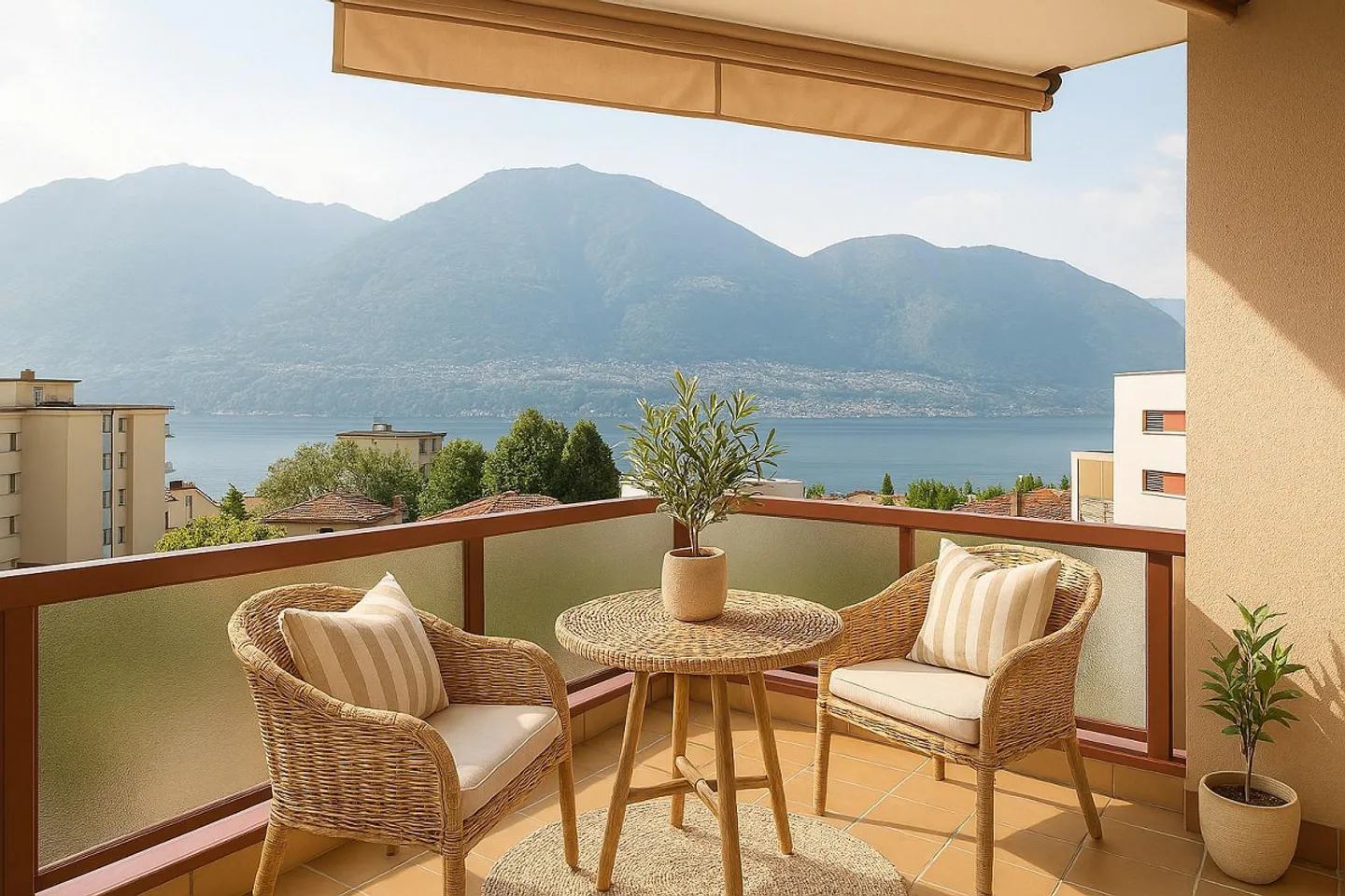 Magnifico appartamento all'ultimo piano con stupenda vista lago! - Foto 1 di 10