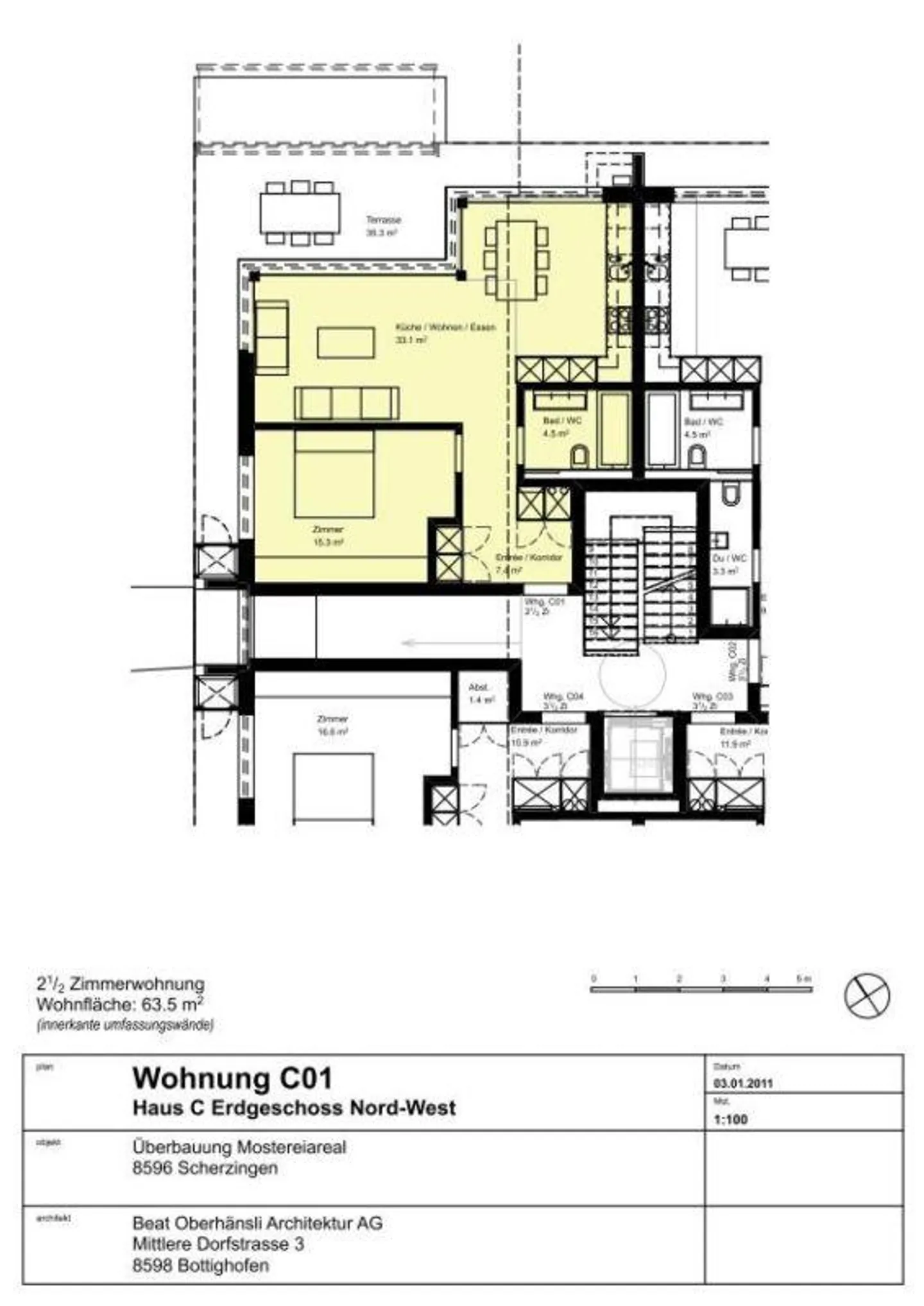 2,5-Zimmerwohnung in Scherzingen - Photo 9 sur 9