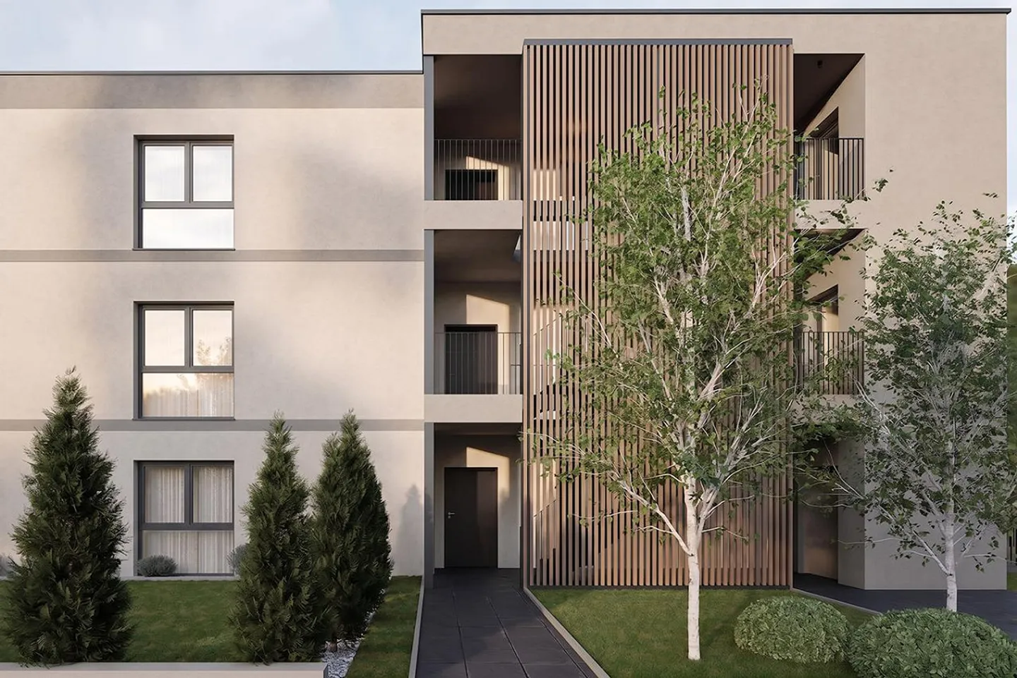 Neubau: Moderner Grundriss, grosse Terrasse, ökologische Haustechnik - Foto 3 di 11