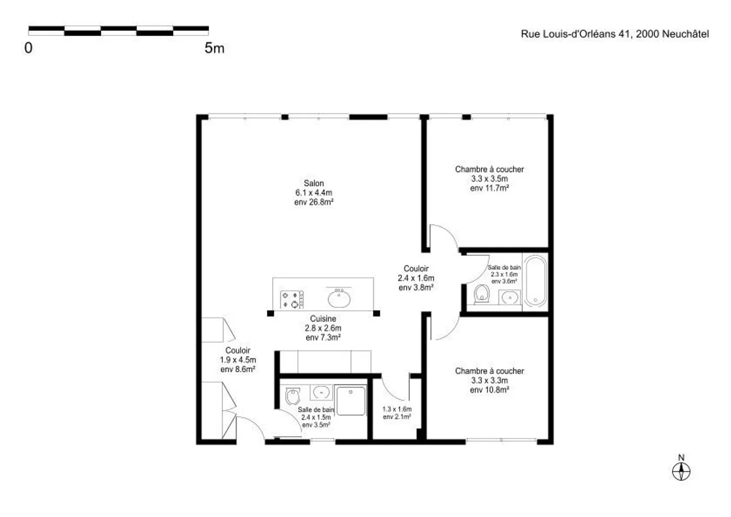 Appartement 3.5 pièces - Photo 10 sur 10