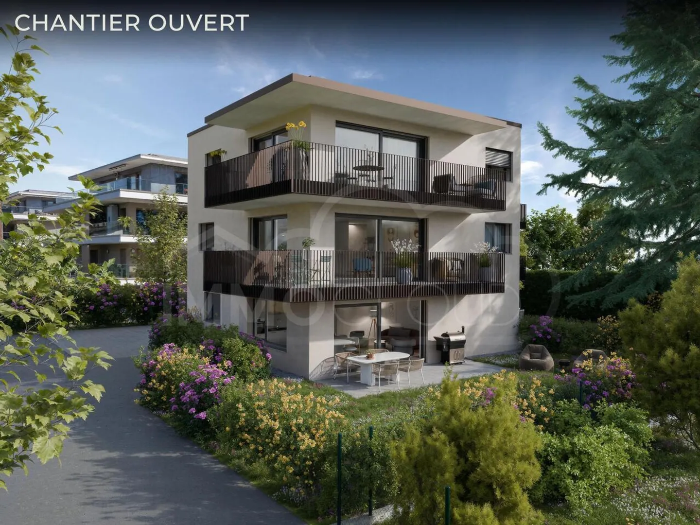 Erdgeschoss mit 250 m2 Garten - Baustelle offen! - Foto 5 von 8