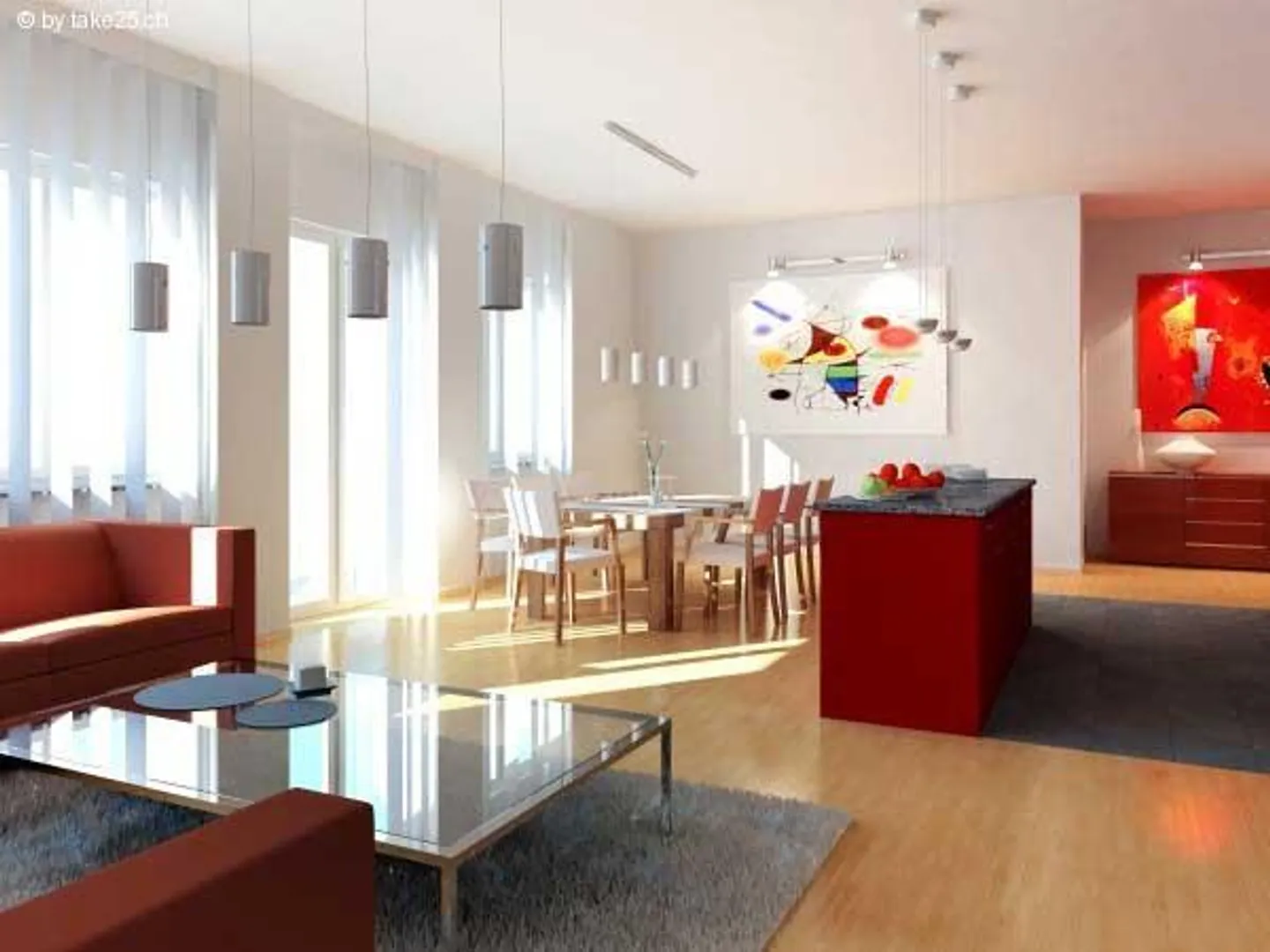 Modernes Apartment nahe SBB Bahnhof - Foto 3 von 4