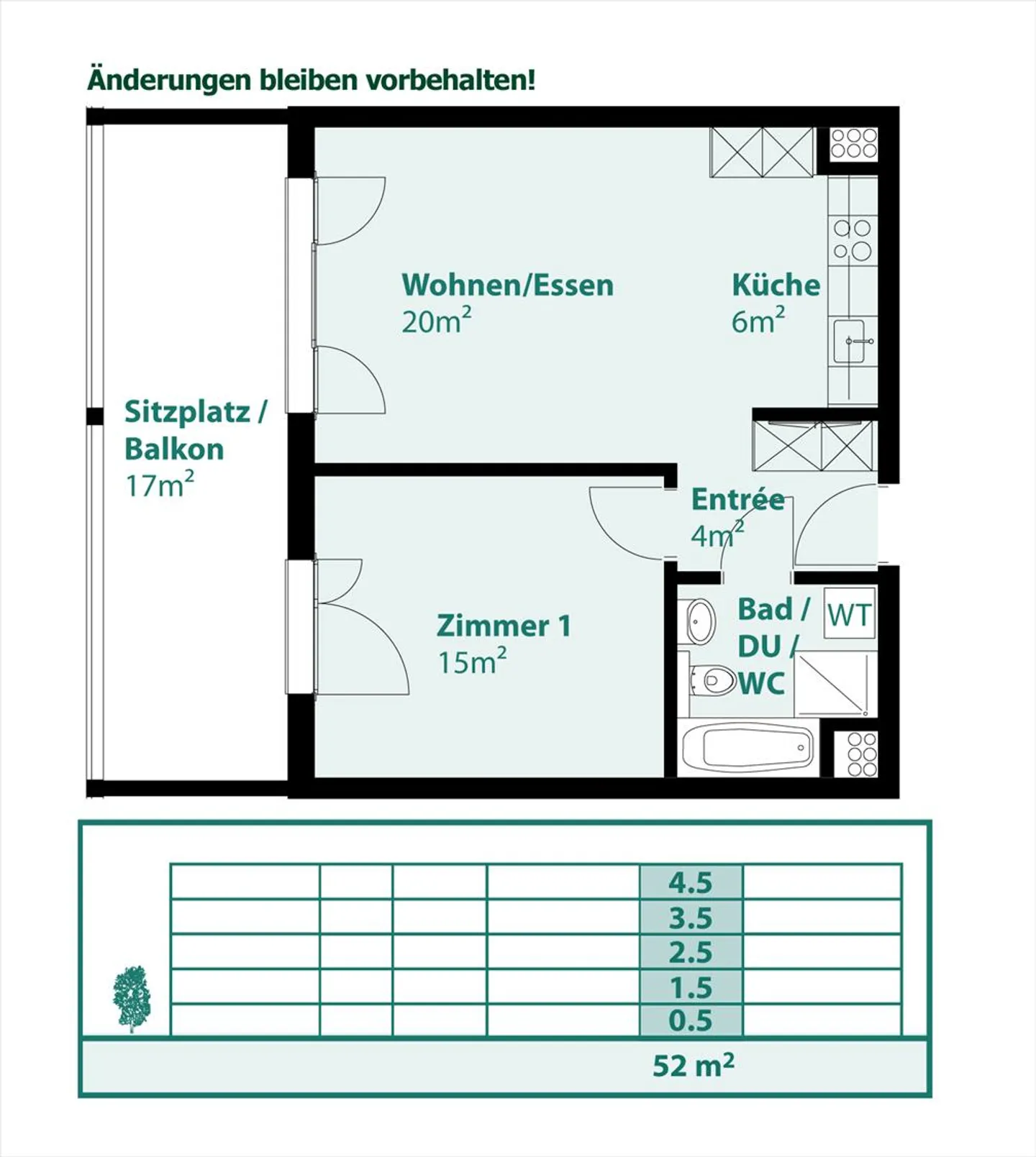 Mieten ohne Kaution - Wohnen im Zentrum von Wetzikon ZH - Foto 8 von 8