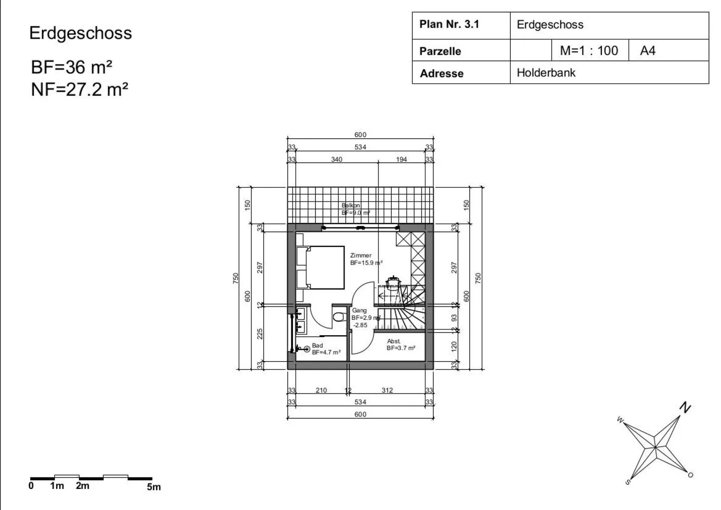 Newly built 3.5 room house for sale in Holderbank SO - Photo 15 of 17