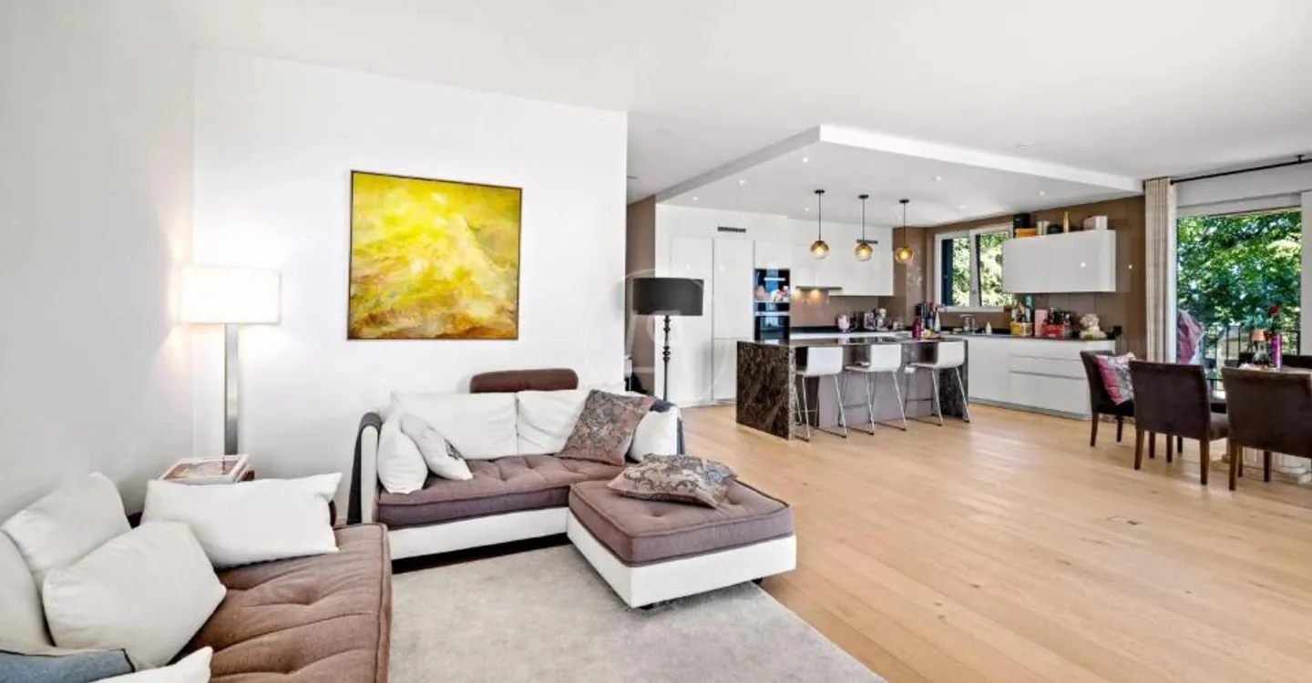 Elegante appartamento di 4,5 locali con vista panoramica sul lago di Ginevra a Puidoux - Foto 5 di 12