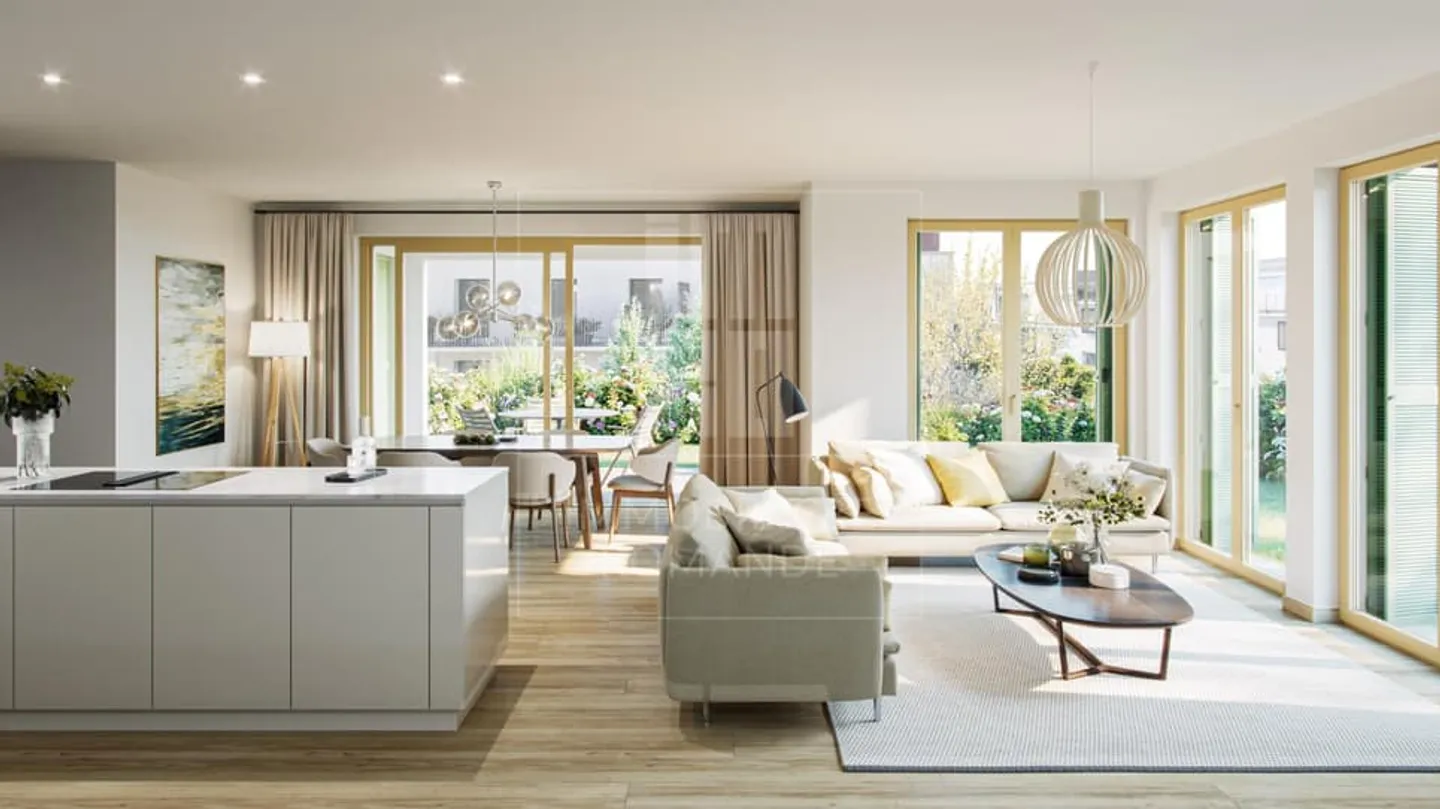 Magnifico appartamento di 4 stanze al piano giardino - Foto 7 di 9