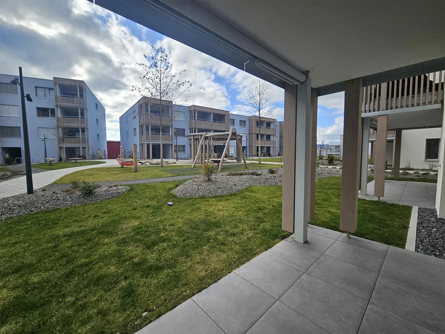 Moderne Gartenwohnung in Geuensee - Foto 1 von 10