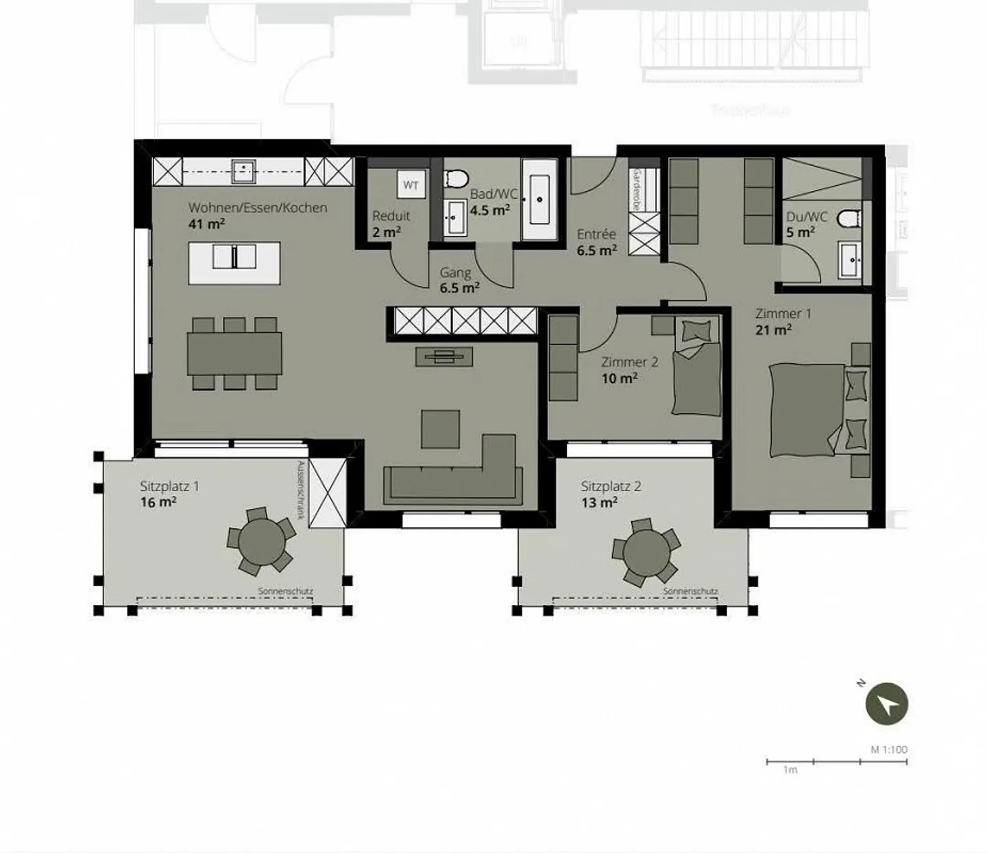 Moderne Gartenwohnung in Geuensee - Foto 10 von 10