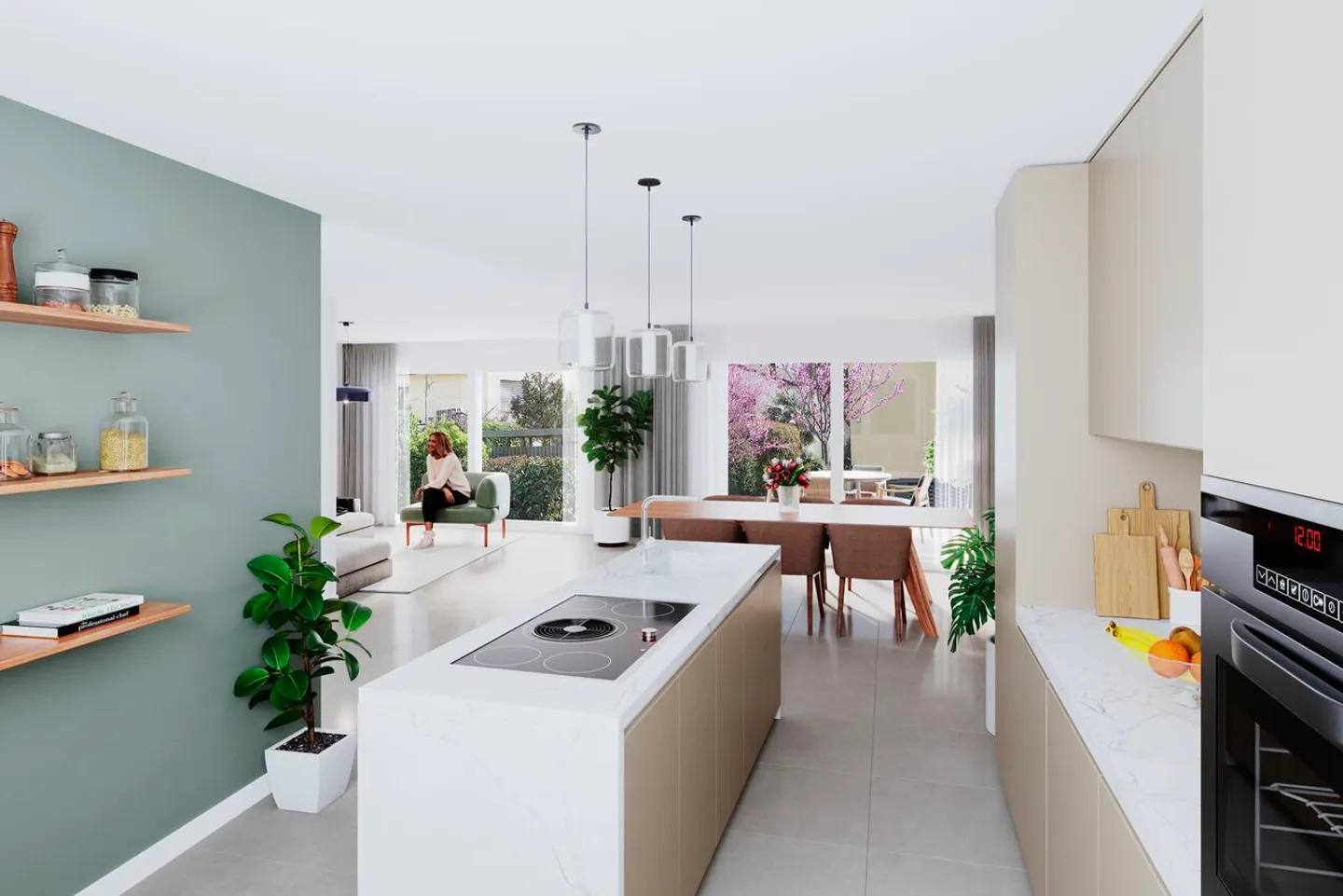 A modern 5.5-room villa combining comfort, light, and serenity - Photo 3 of 5