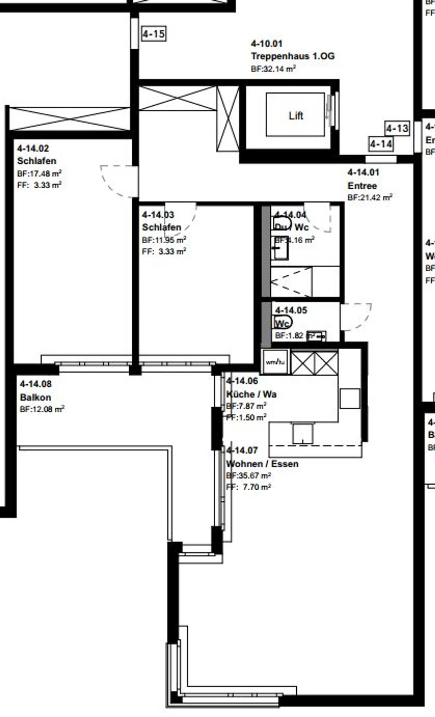 Ampio e luminoso appartamento di 3,5 stanze - Foto 10 di 10