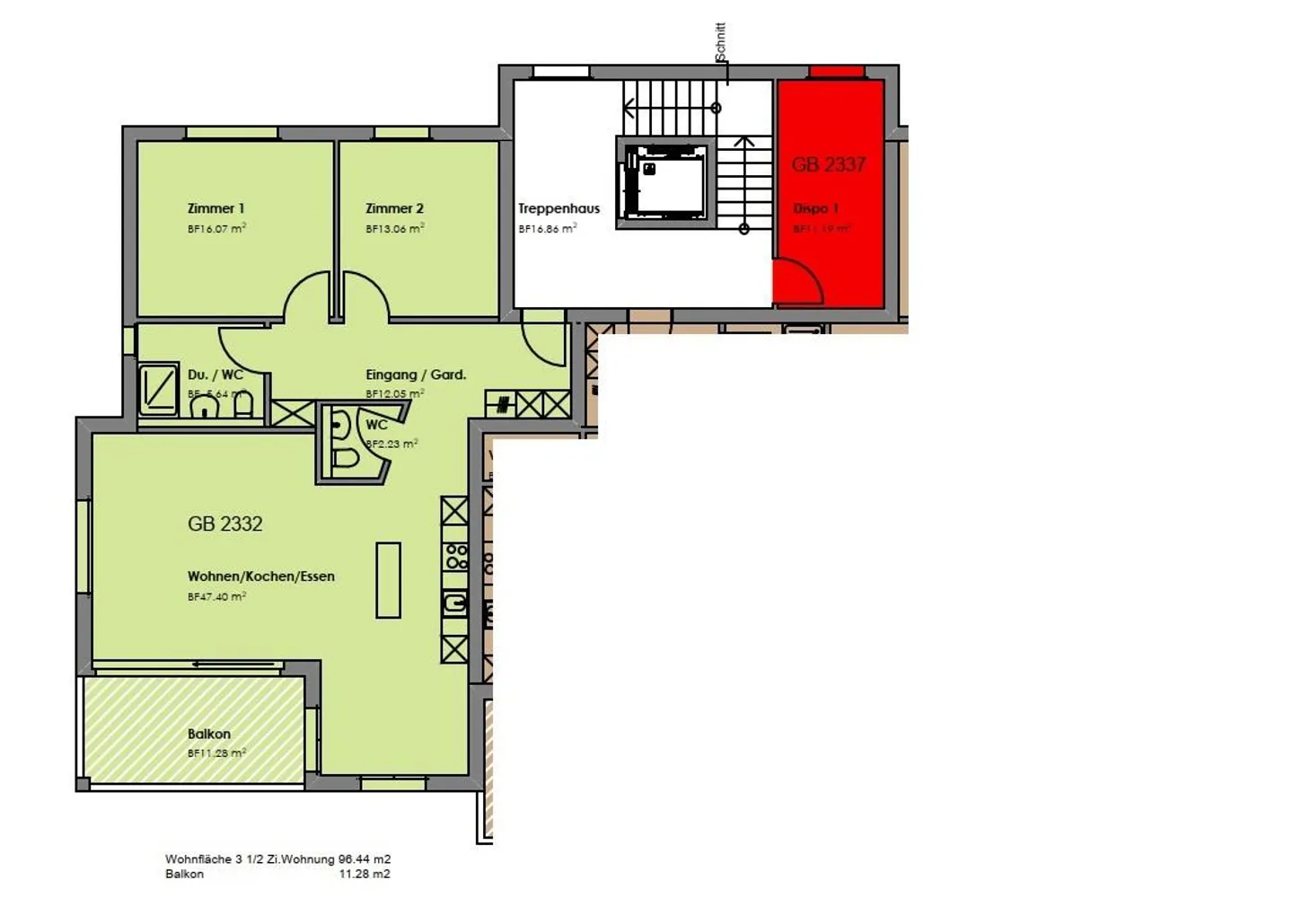 3.5-room apartment in Büron in a quiet location - Photo 8 of 8