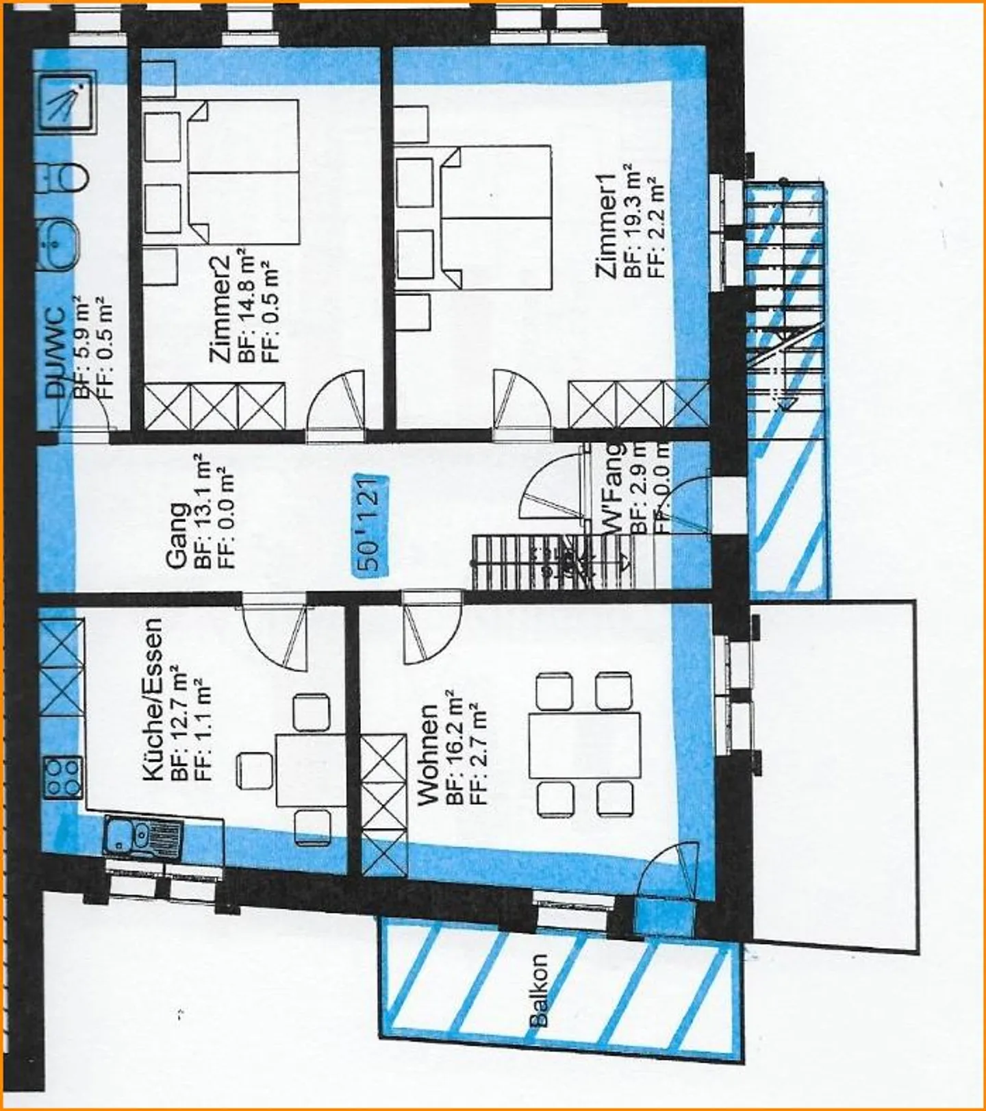 Renovated 5-room apartment in a sun-drenched location. - Photo 14 of 14
