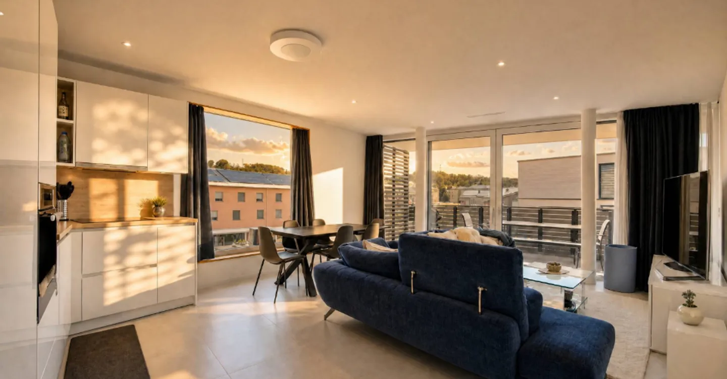 SUPERBO APPARTAMENTO 2.5 STANZE RECENTE CON BALCONE COPERTO - Foto 1 di 9
