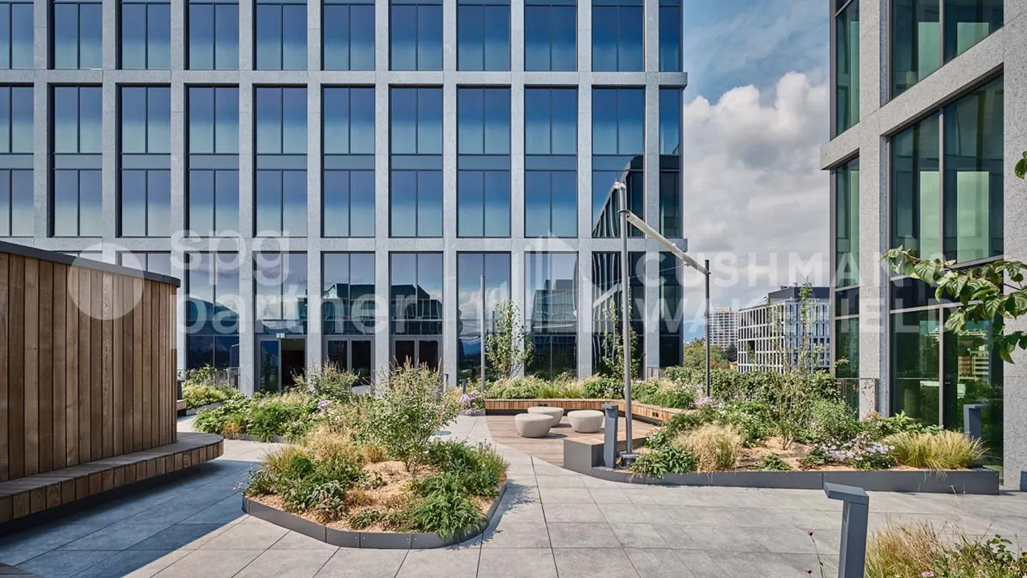Offices for rent, raw offices of 872 m² on the 2nd floor of the South Tower of Alto Pont-Rouge - Photo 3 of 10