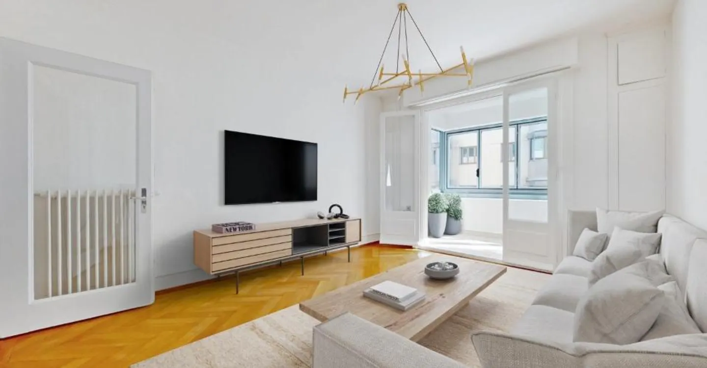 Appartement idéalement situé à Fribourg - Foto 1 di 7