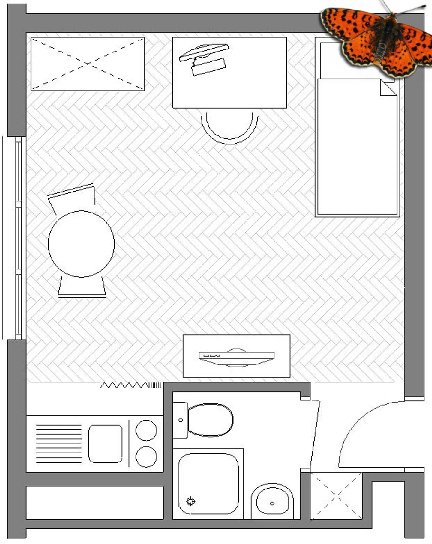 Studio - Just steps from the highway - Photo 5 of 5