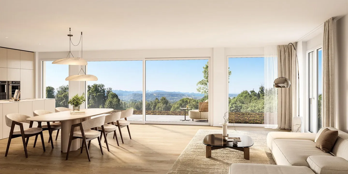 Nuovo ARIA: Elegante appartamento di 5,5 stanze con vista panoramica - Foto 4 di 4