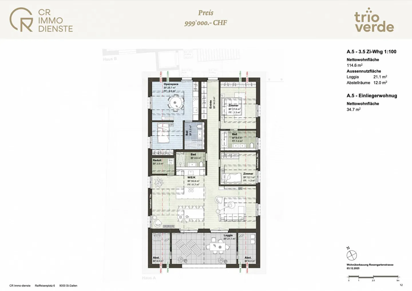 «TRIO VERDE» - une maison avec identité. - Photo 3 sur 14