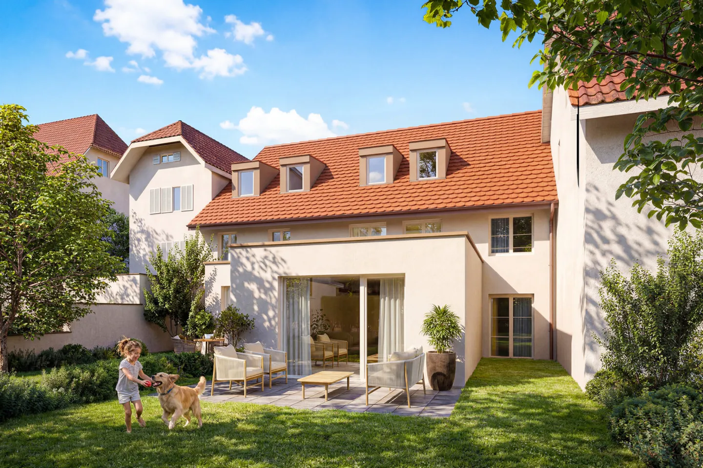 Nuova costruzione o ristrutturazione di due case unifamiliari a schiera di 4,5 stanze a Zwingen - Foto 1 di 9