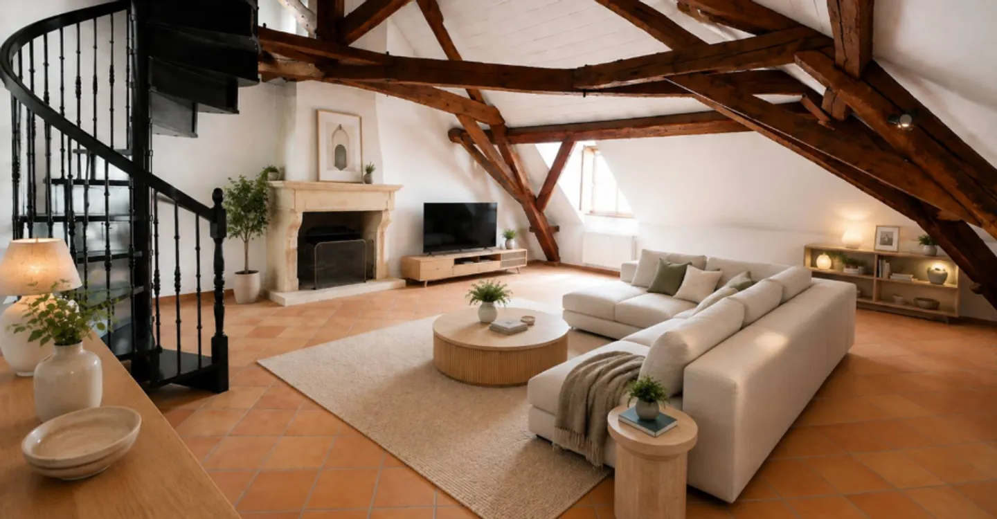 SPACIOUS PENTHOUSE WITH LAKE AND MONT-BLANC VIEW - Photo 1 of 6