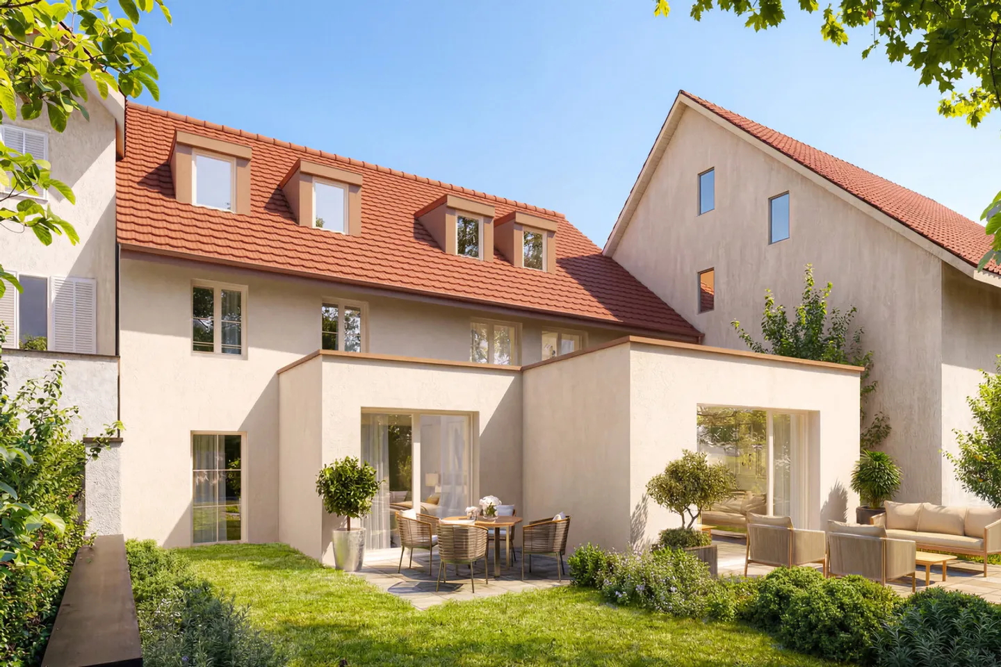 Nuova costruzione o ristrutturazione di due case unifamiliari a schiera di 4,5 stanze a Zwingen - Foto 6 di 9