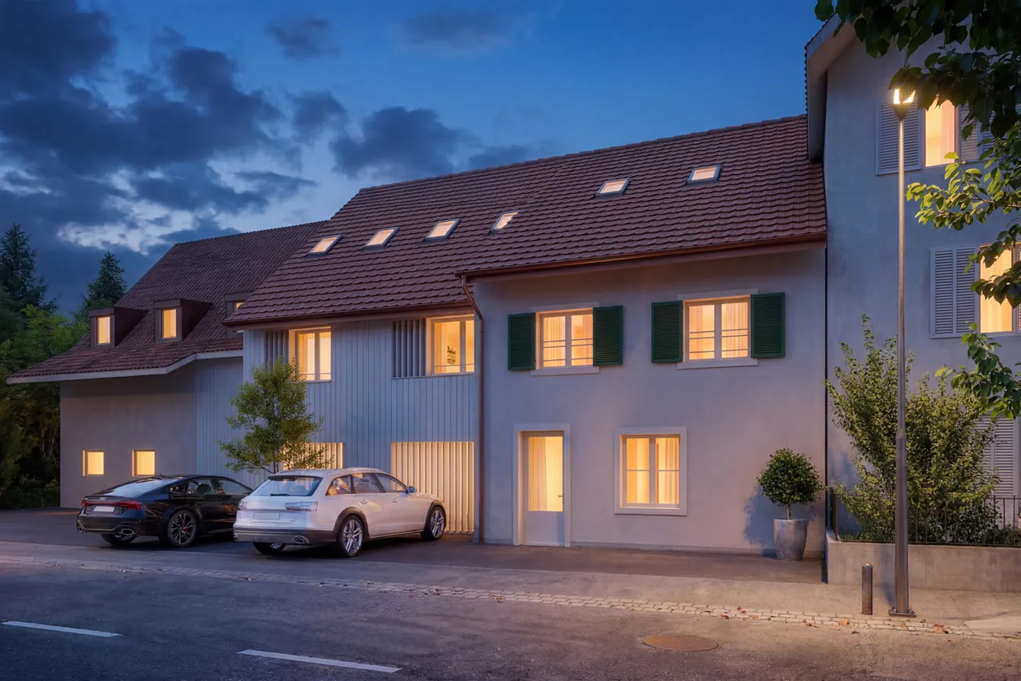 Nuova costruzione o ristrutturazione di due case unifamiliari a schiera di 4,5 stanze a Zwingen - Foto 9 di 9