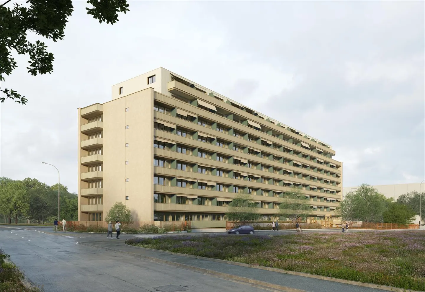 Eine wunderschöne, ungehinderte Aussicht auf die Stadt - Foto 1 von 7