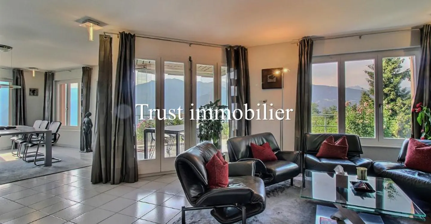 6002. Maison lumineuse avec vue panoramique sur les montagnes - Foto 2 di 9