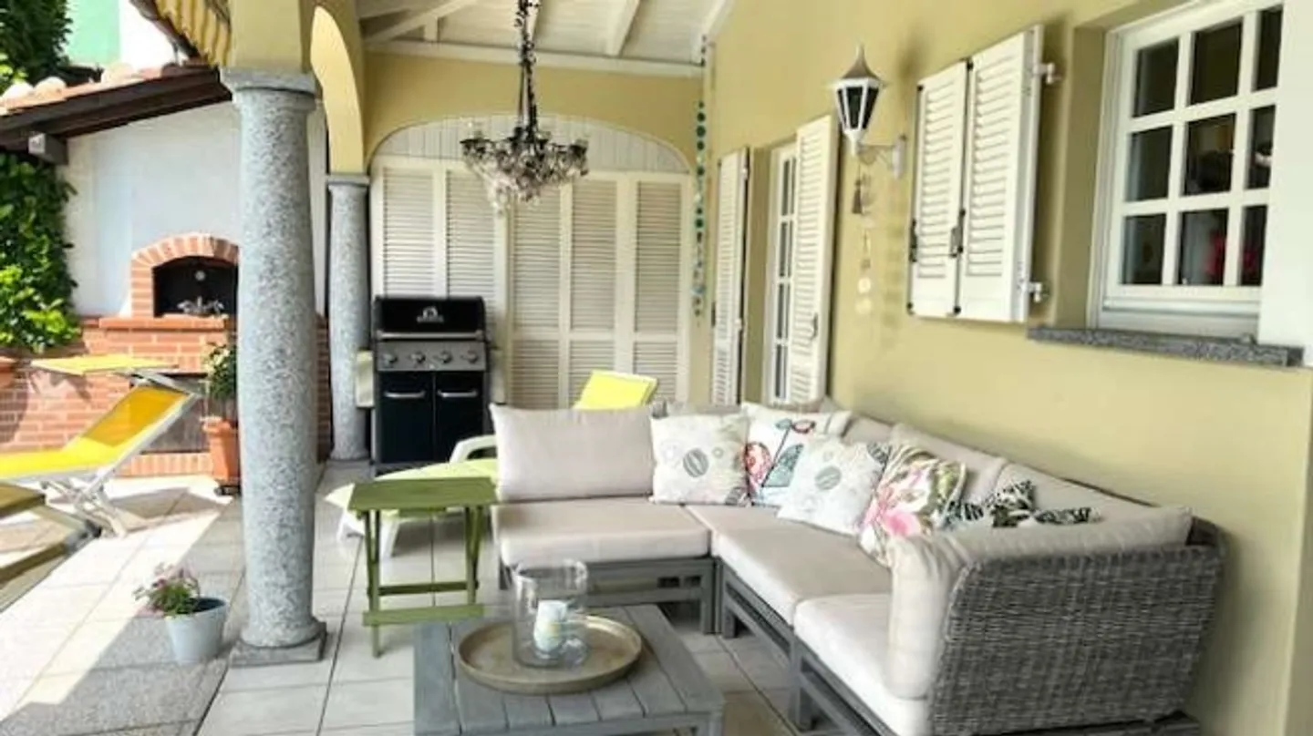 «Doppelhaushälfte mit Pool mit Blick auf den See in Bosco Luganese» - Foto 5 von 20