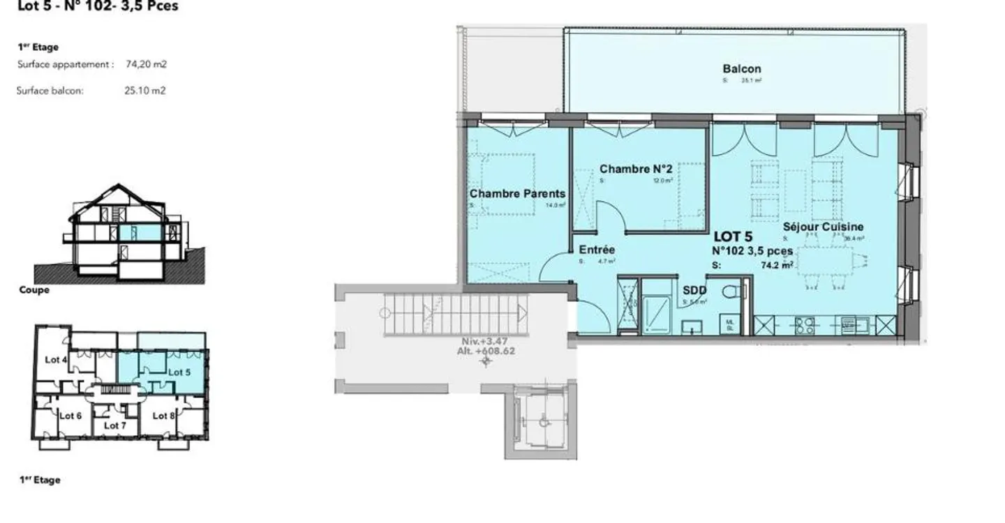 Nouvel Appartement à Cheseaux - Photo 6 sur 12
