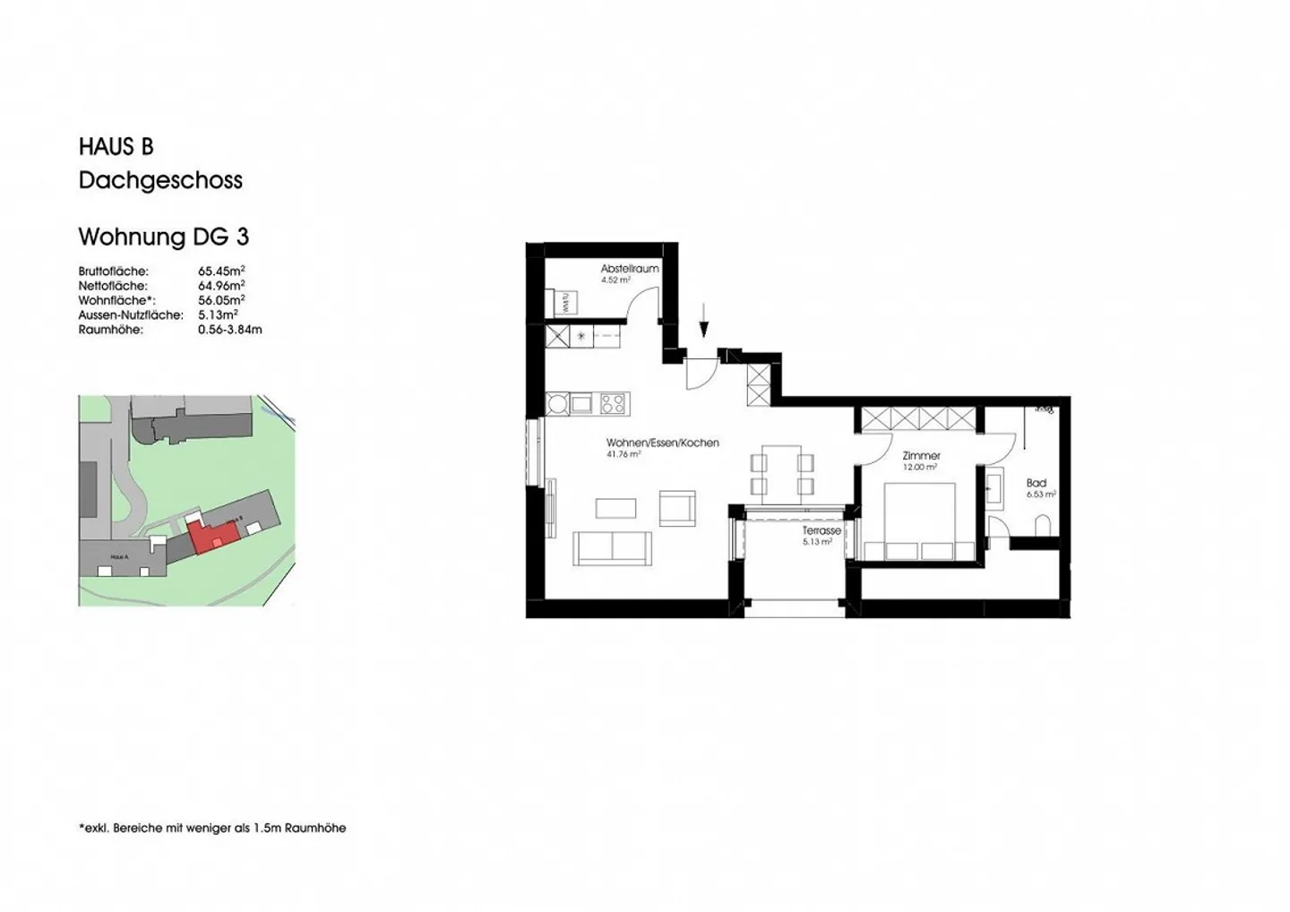 EXKLUSIVE 2 1/2-ZIMMER-ATTIKAWOHNUNG - Photo 7 of 7