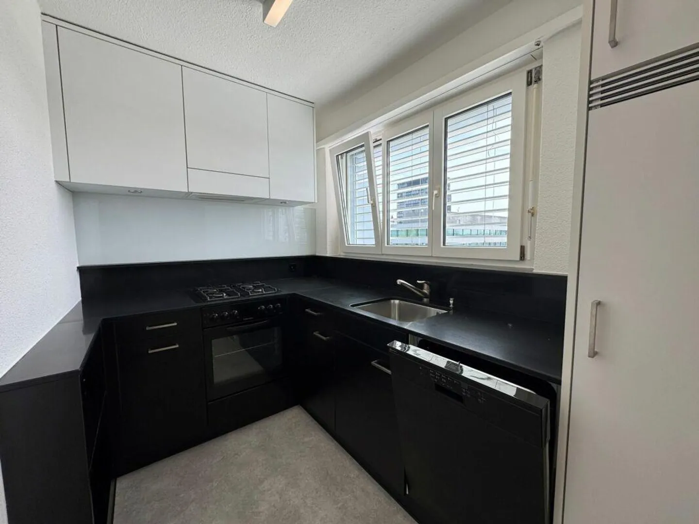 Appartement en attique d'une chambre avec grande terrasse, directement à la gare d'Altstetten - Photo 4 sur 9