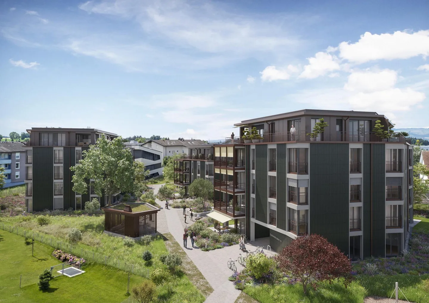 Quiet, central and with plenty of greenery at the front door - Albisgärtli, Af... - Photo 1 of 11