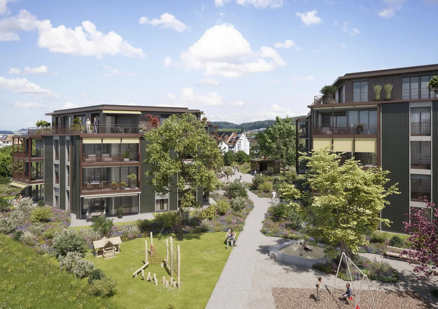 Quiet, central and with plenty of greenery at the front door - Albisgärtli, Af... - Photo 4 of 11