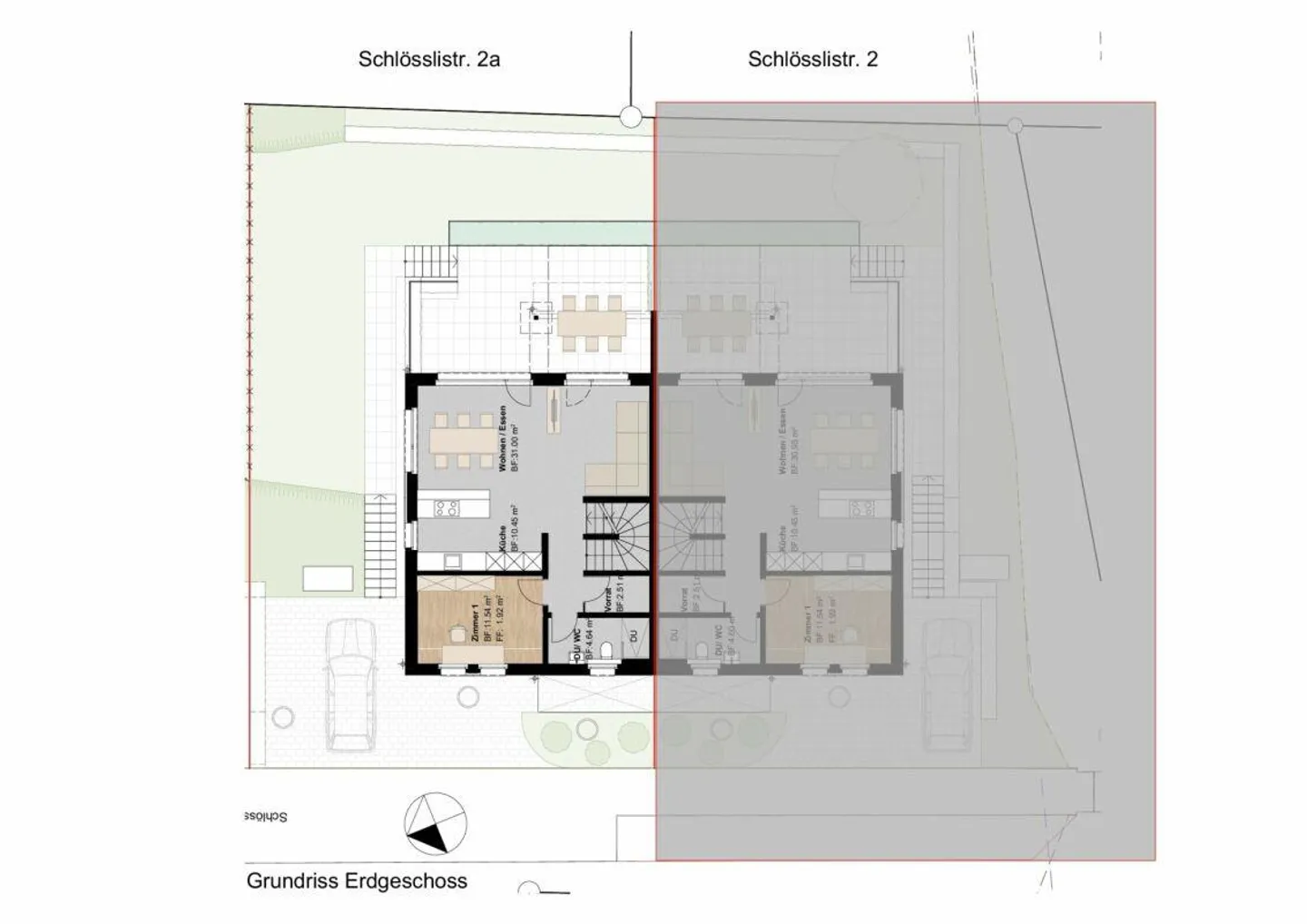 Neubau - Doppelhaushälfte in zentraler Lage - Foto 11 von 12