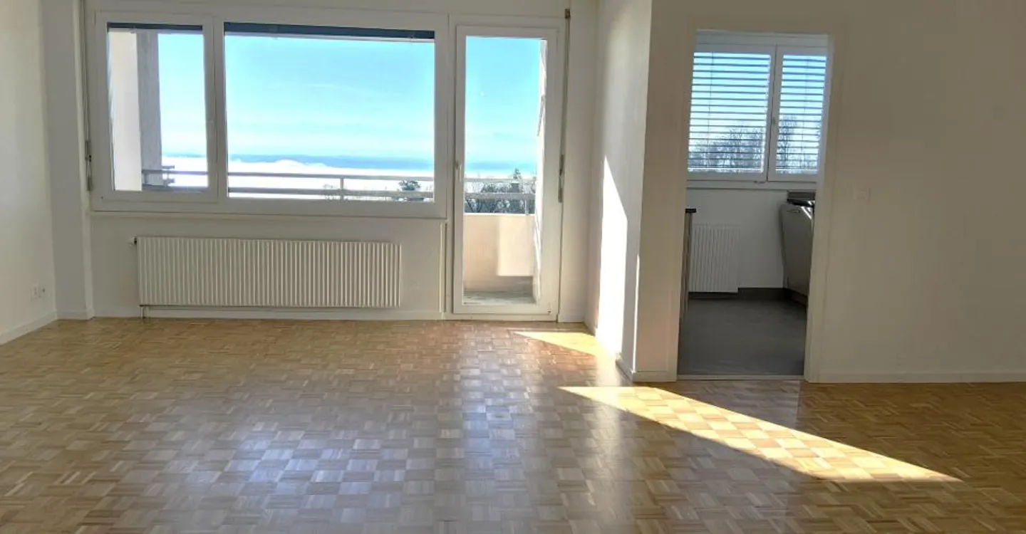 3.5-room apartment under renovation - View of the lake and the Alps - Photo 2 of 6