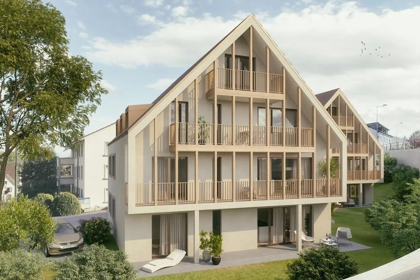 Première occupation Automne 2026 : appartement moderne de 3,5 pièces - Photo 1 sur 2