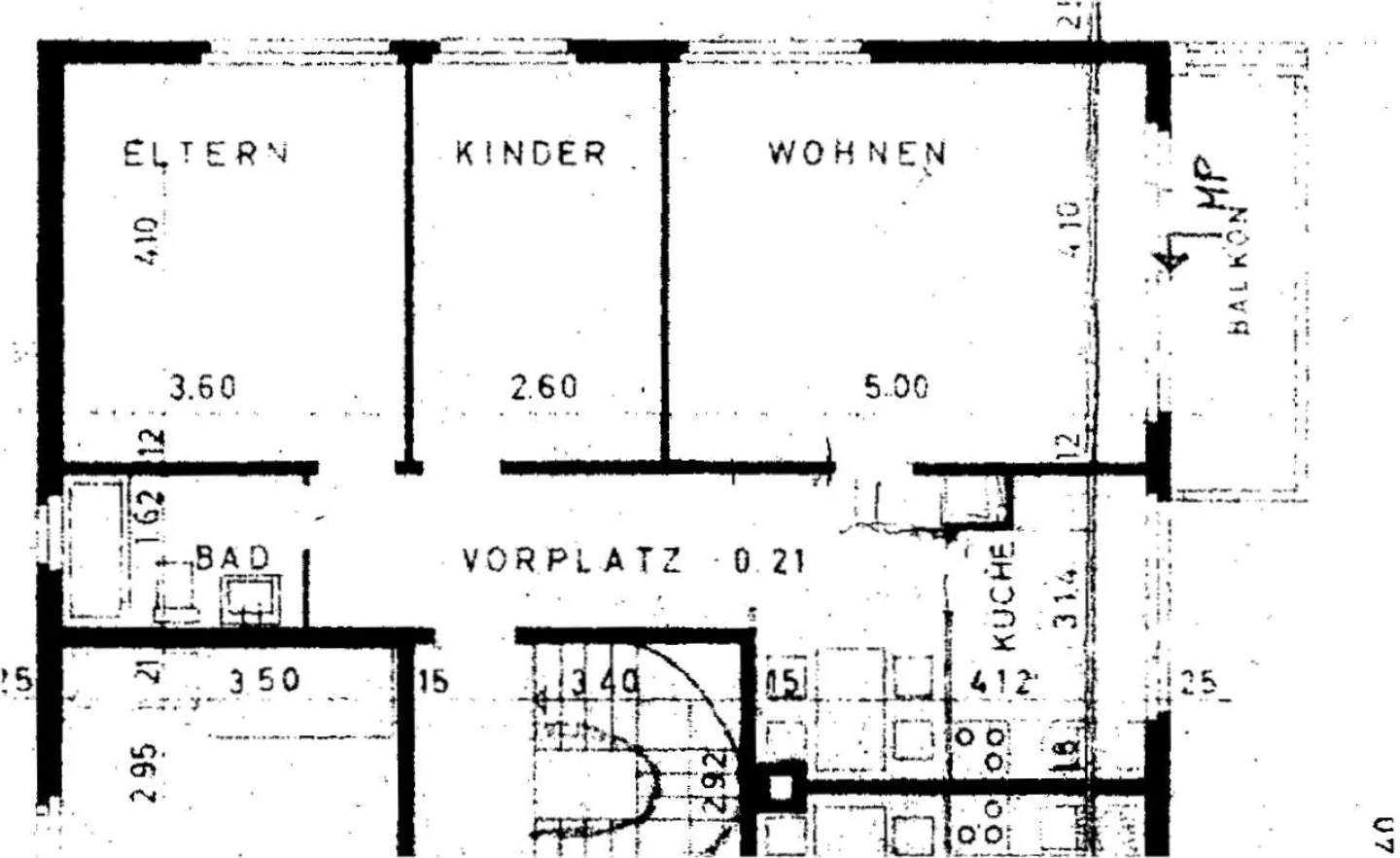 Ruhige Wohnung mit grossem Balkon - Foto 2 von 6
