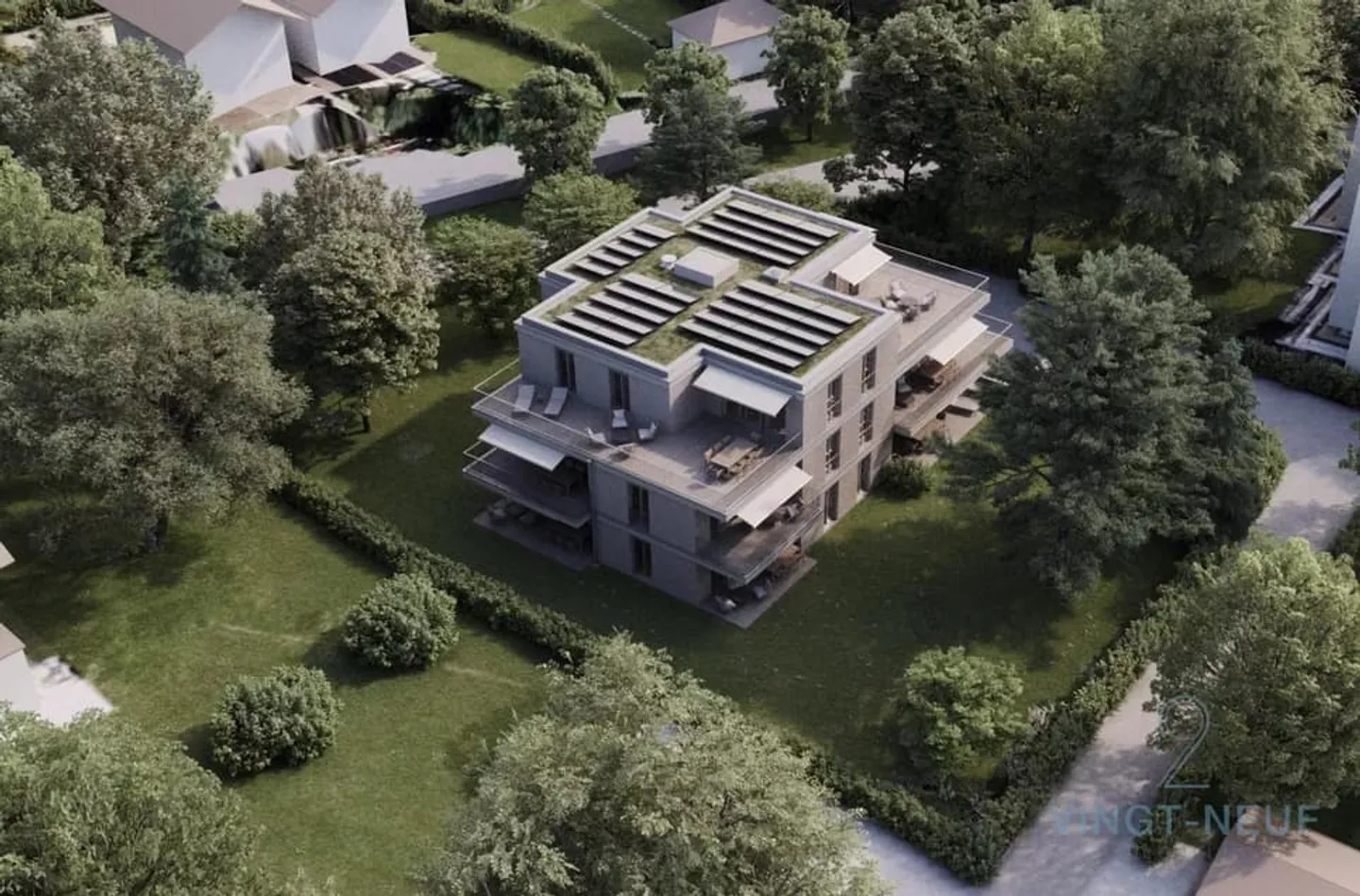 4-room apartment with garden in Onex - Photo 8 of 10