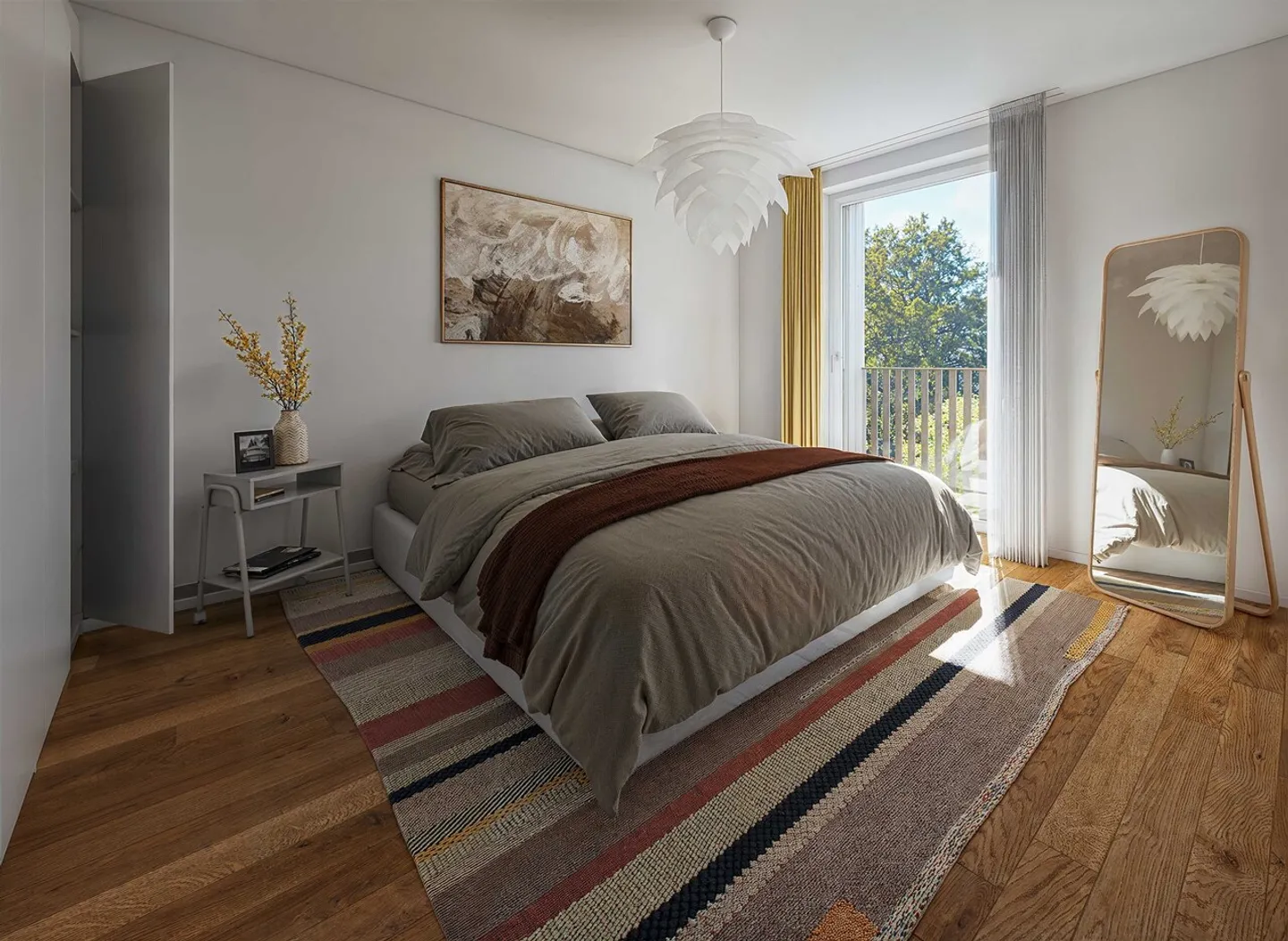 Modernes Apartment mit Balkon - Foto 5 von 7