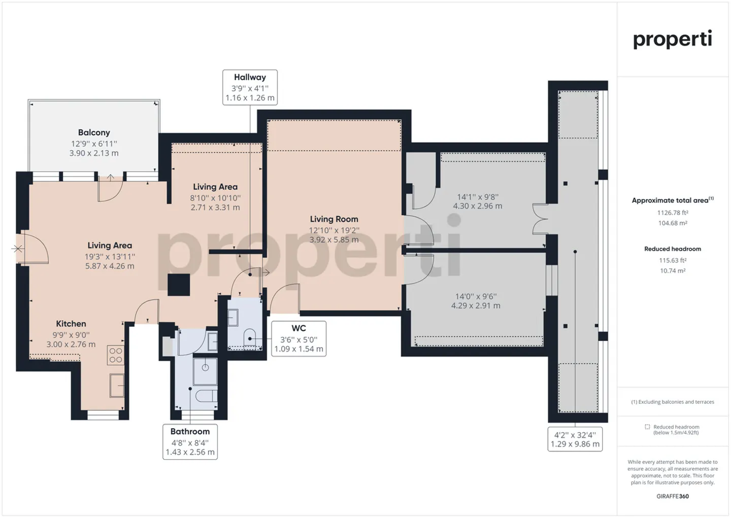 Appartement sous les combles de 4,5 pièces, confortable et lumineux à Neuenhof - Photo 12 sur 13